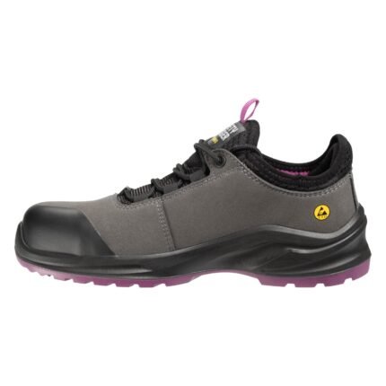 Zaštitna cipela niska Safety Jogger MODULO S3S, siva/lila (AH7) – unutarnja strana