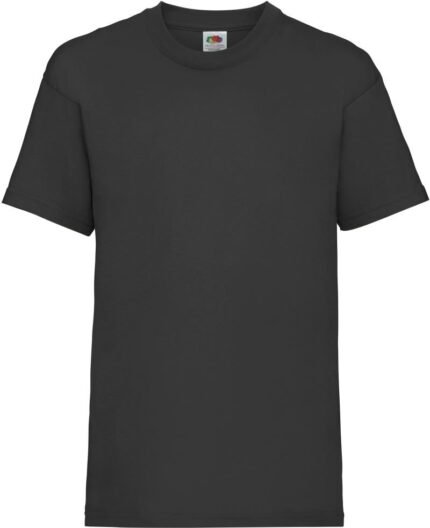 Fruit of the Loom Kids Valueweight T – Black