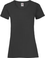 Fruit of the Loom Lady-Fit Valueweight T – Black