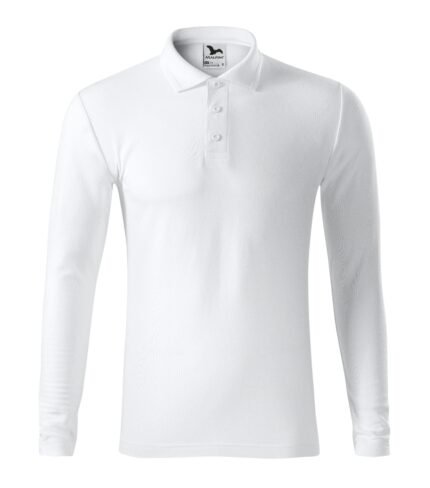 Malfini Pique Polo LS 221 – White