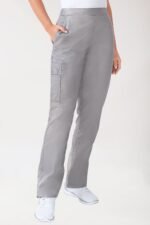 Unisex hlače Stretch s džepom na nogavici – Siva