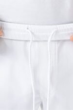 Ženske hlače Stretch ravnog kroja – Bijela/Siva