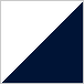 White/Deep Navy